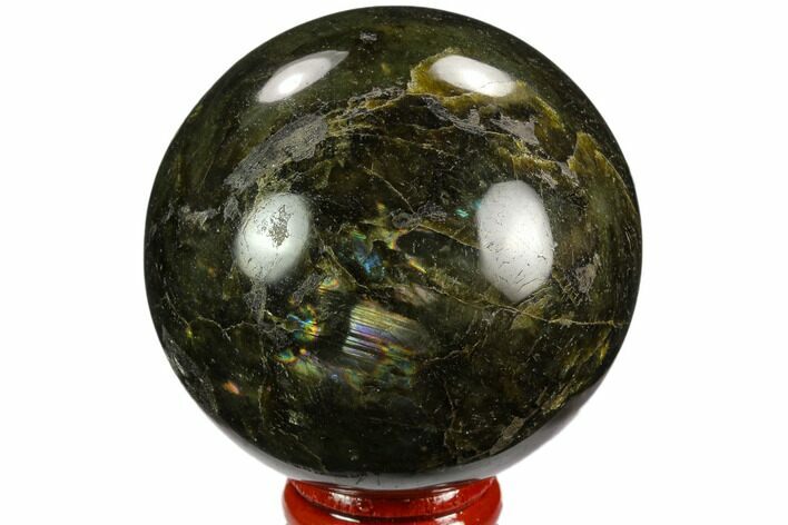 Polished Labradorite Sphere - Madagascar #126845